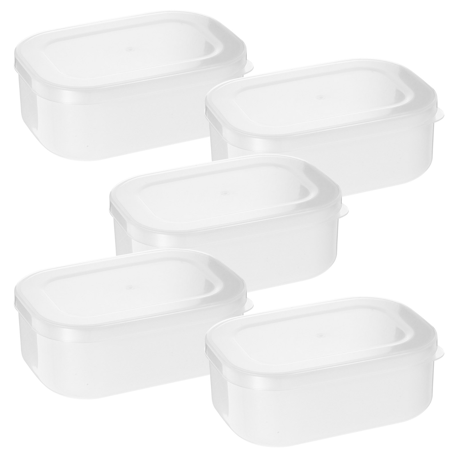 Meal Prep With Rice - 5-delige set rijstverpakkingen met portiecontrole, stapelbare,