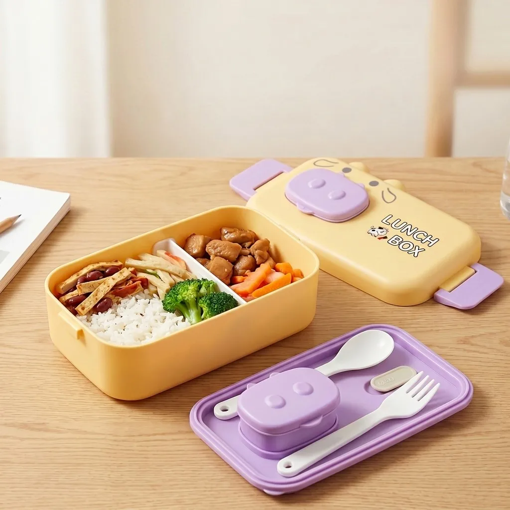 Meal Prep Or Prep Meal - Dierenprint Bento Box Plastic Lunchbox met