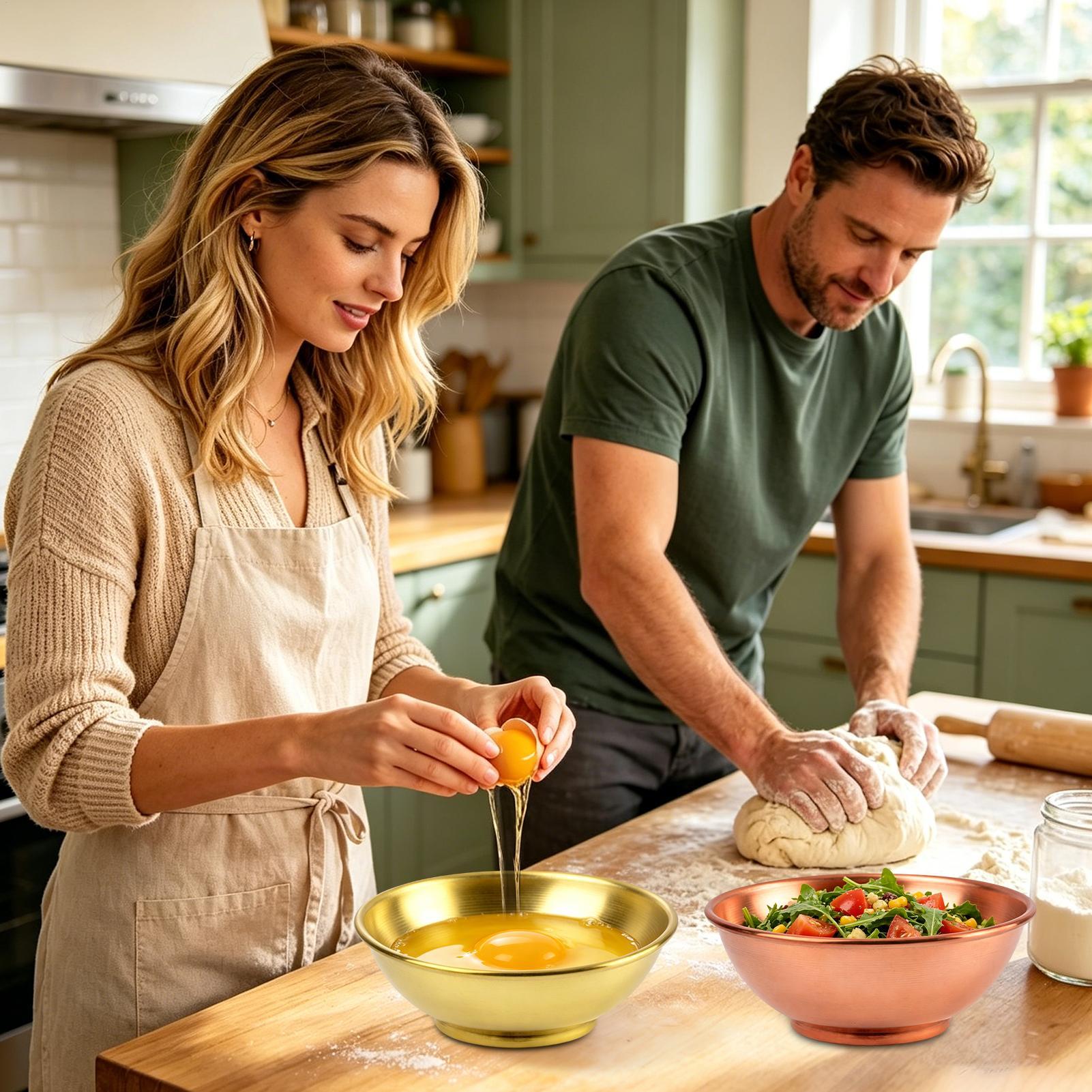 Koperen kom Grote opbergcontai - Meal Prep Bowl recensie en prijs