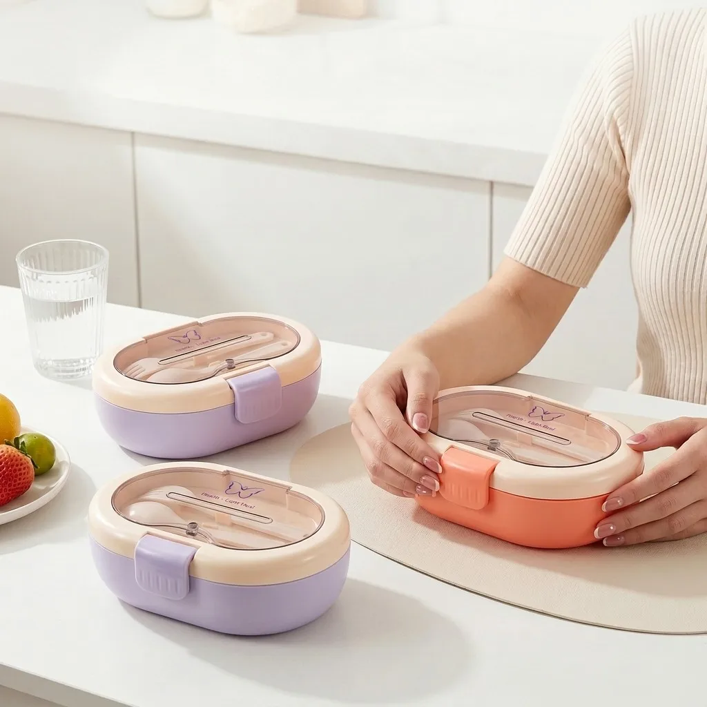 Plastic bentobox met bestek, l - Meal Prep Or Prep Meal recensie en prijs